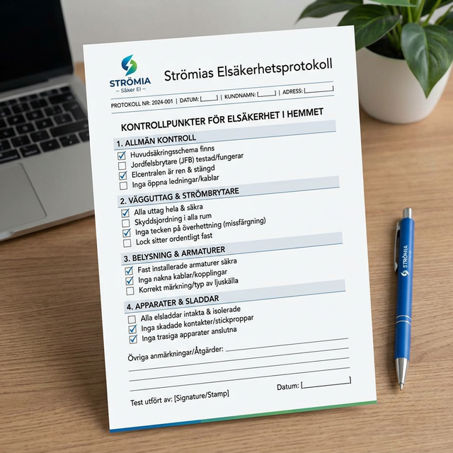 Strömias Elsäkerhetsprotokoll PDF